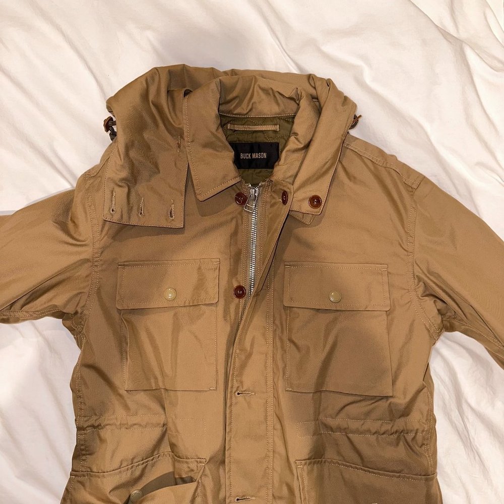 Buck Mason Tan Military Field Jacket